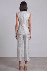 Blue Shawl Lapel 2-Piece Women Suits
